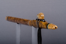 Tropical Ironwood Burl  Native American Flute, Minor, Mid G-4, #J38F (3)